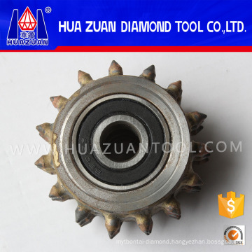 Diamond Rotary Bush Hammer Grinding Wheel for Litchi Surface